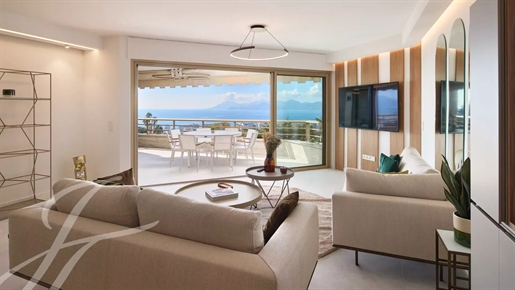 Californie Panoramic sea view superb and rare 4 bedrooms apartment
