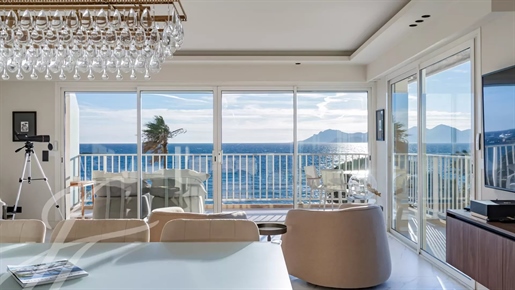 Exclusivité Croisette Appartement luxueux étage élevé Vue mer panoramique