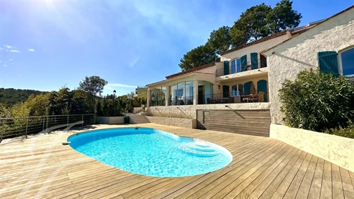 Belle villa provençale rénovée vue mer et colline