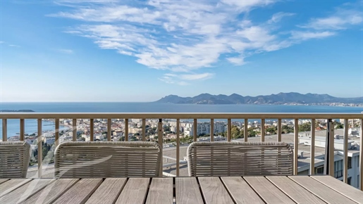 Cannes Californie Rare 170 sqm corner apartment with panoramic sea view