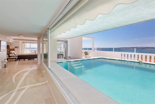 Cannes Beachfront Wyjątkowa willa na dachu z prywatnym basenem
