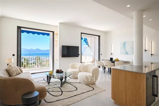 Croisette Port Canto Magnífica vista mar esplêndido apartamento num andar alto