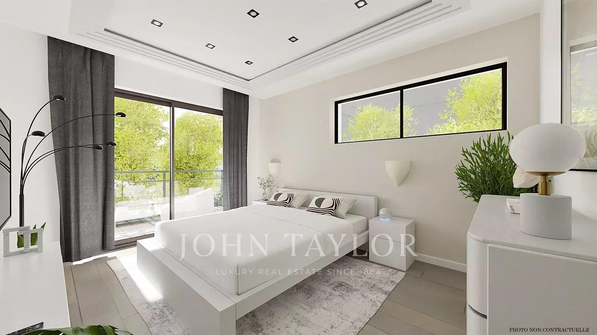 Contemporaine neuve villa dans domaine fermé