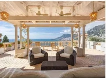 Roquebrune Cap Martin - Villa panoramautsikt över havet - Oberoende studio - stort garage - pool - s