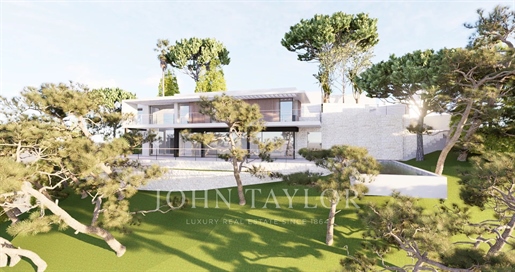 Menton - Garavan - Villa att renovera 4 sovrum - Panoramautsikt över havet -