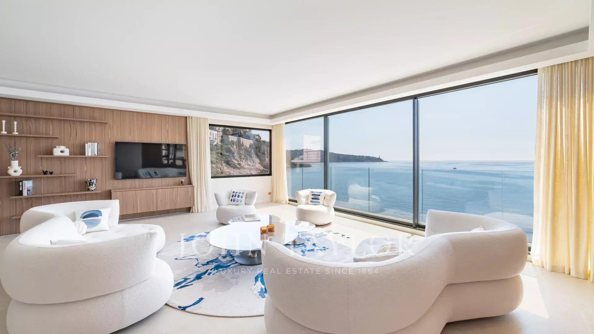 Contemporary Waterfront Villa with Panoramic Sea View