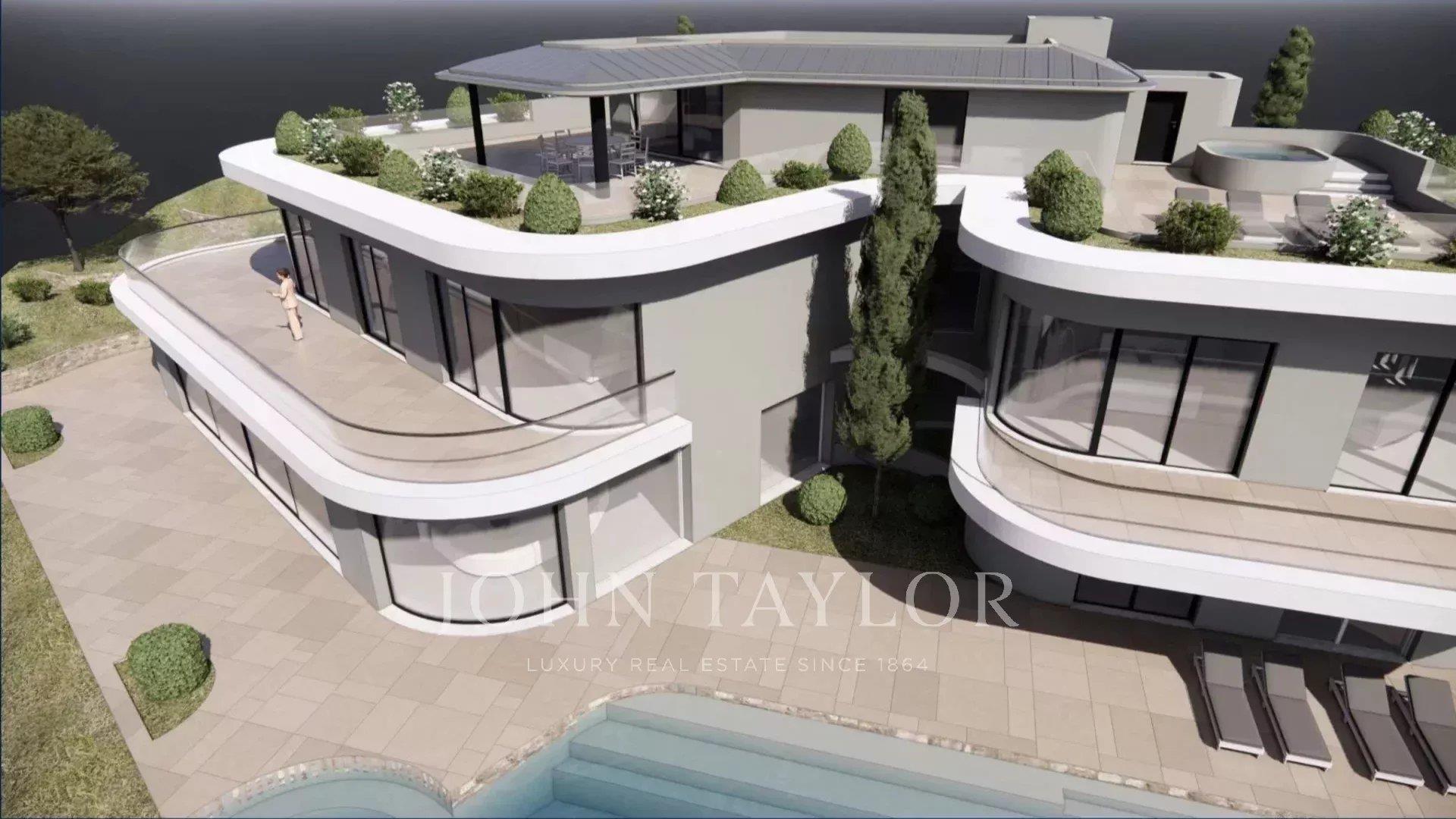 Exclusiva villa de lujo - Gran garaje - Vistas al mar y a Mónaco - Piscina infinita