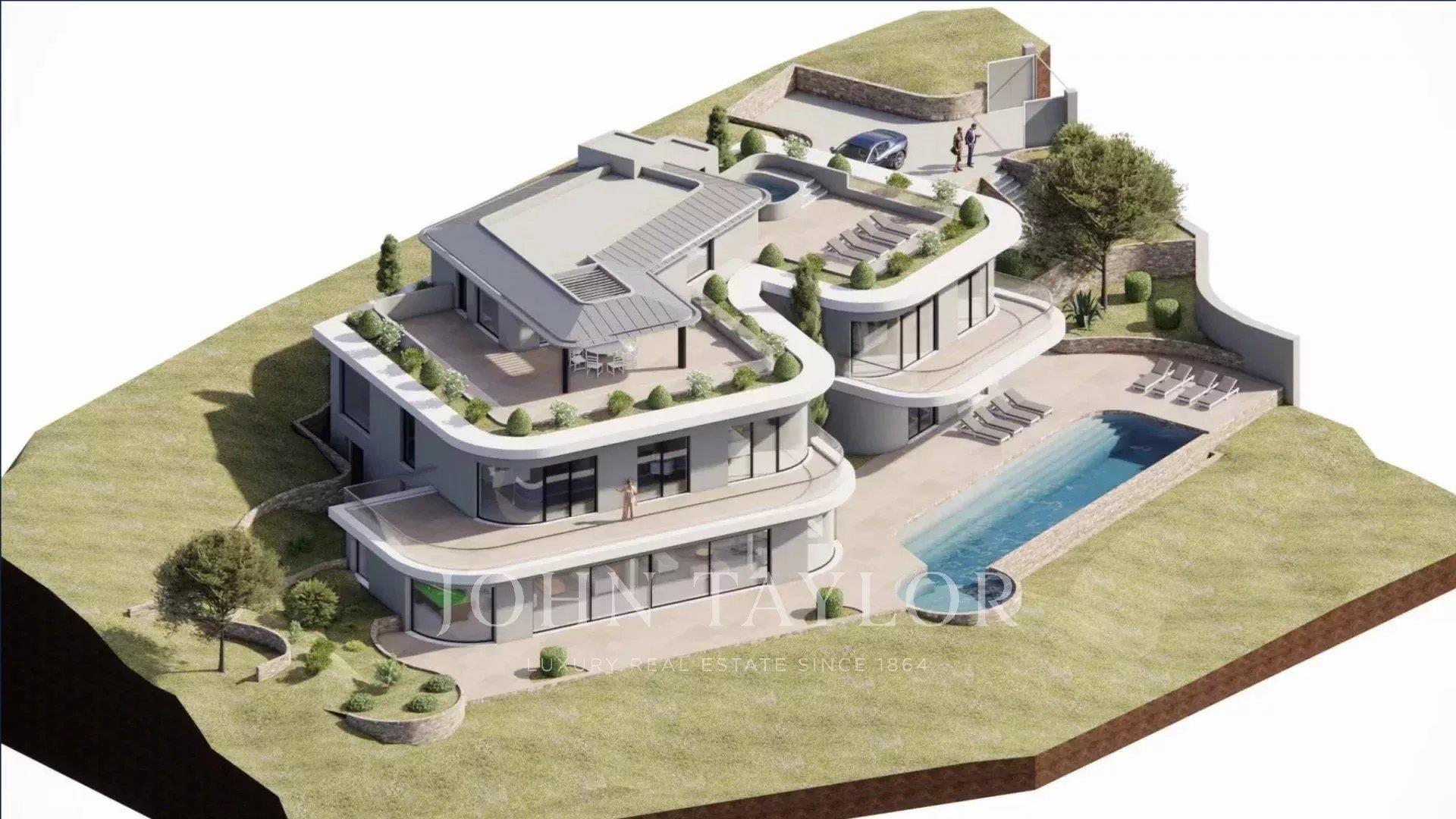 Exclusiva villa de lujo - Gran garaje - Vistas al mar y a Mónaco - Piscina infinita
