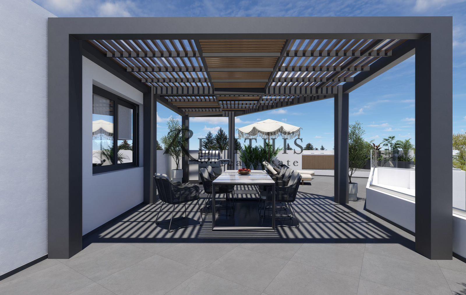 Unique 250 sq.m. Penthouse Maisonette in the Heart of Kato Voula