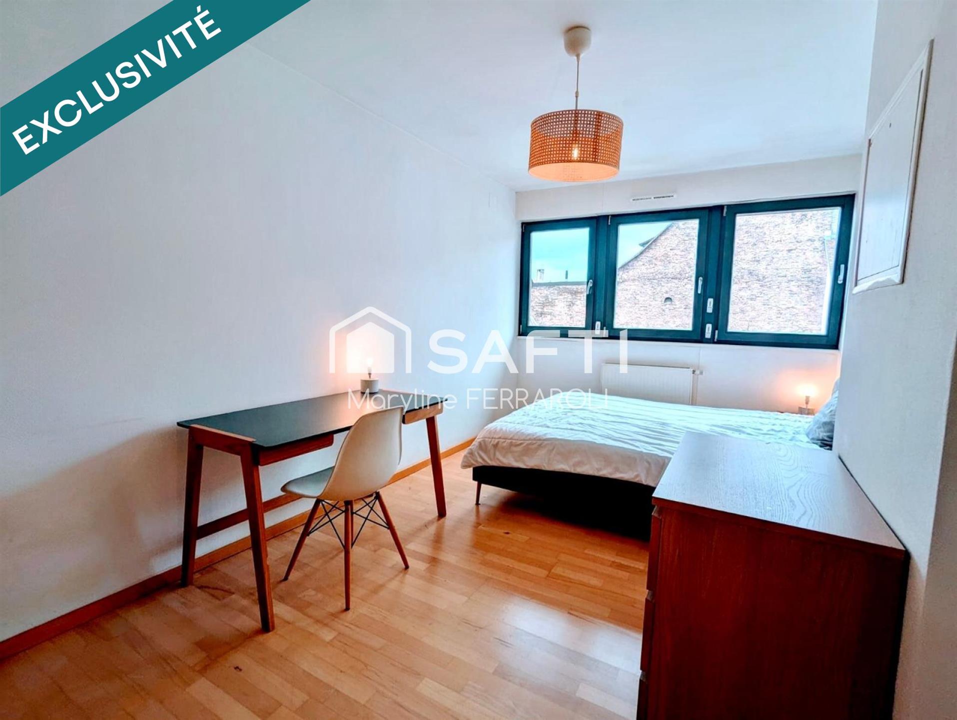Strasbourg Centre Duplex F2 luminoso em uma área tranquila