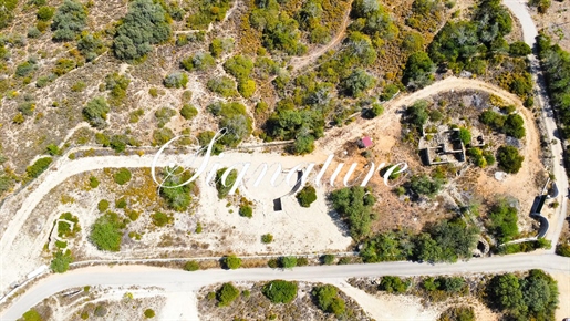On the gentle hills of Santa Barbara, with a sea view to the East, a plot of 6240 m2 , completely fe