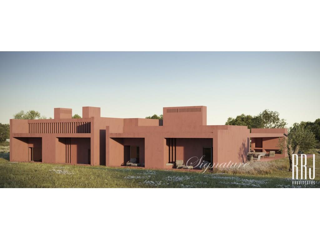 Uitzonderlijk perceel met goedgekeurd project voor een minimalistisch droomhuis van 300m2 plus kelde