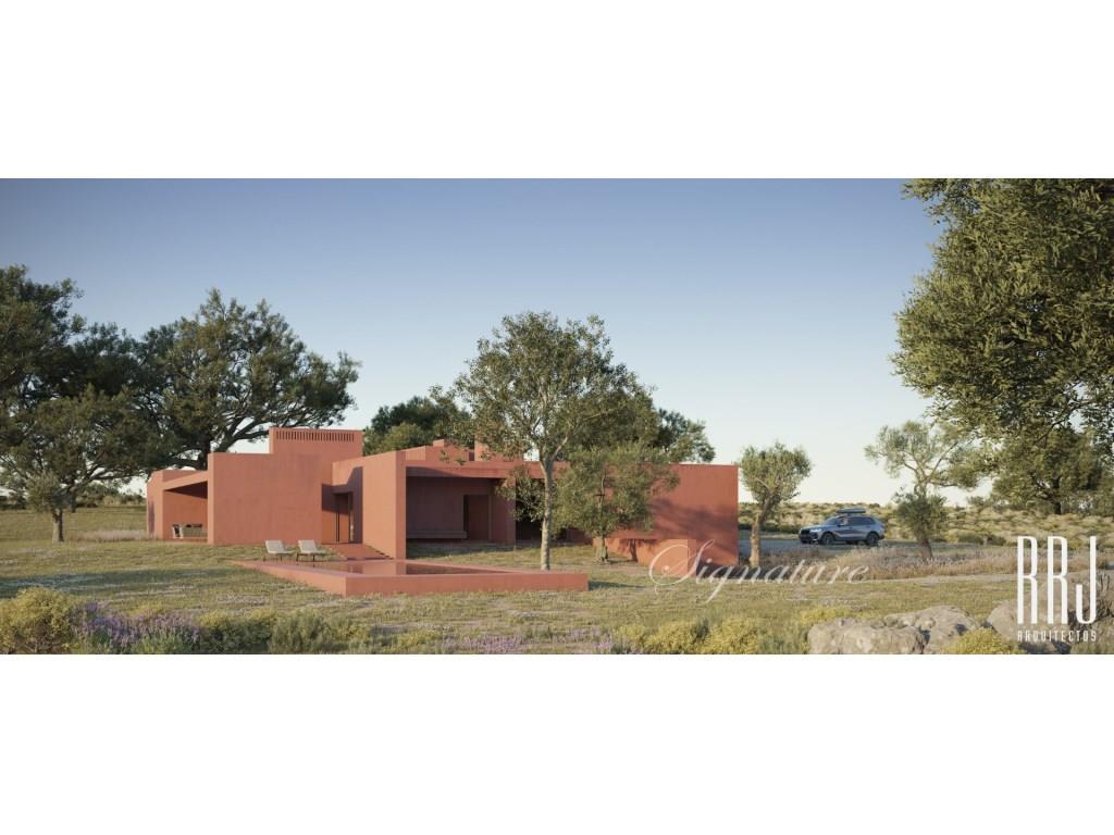 Uitzonderlijk perceel met goedgekeurd project voor een minimalistisch droomhuis van 300m2 plus kelde