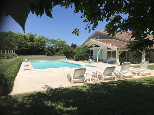 Beautiful stone property with swimming pool and large barn