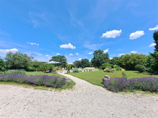 Exceptional Stone Property with 26 hectares, Pool and Outbuildings