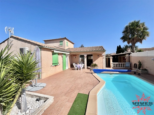 Villa Languedocienne 3 chambres piscine garage Matériaux de qualités et Fonctionnelle !