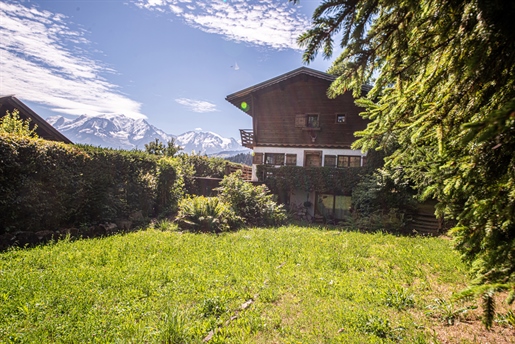 Chalet mit 3 Schlafzimmern und Blick auf den Mont Blanc