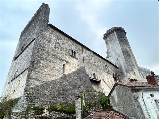 Steinhaus im Herzen von Bourdeilles - mit Geschäftsräumen und Garten