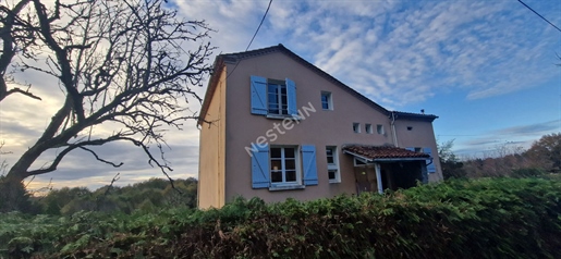 6 room house in Augignac, garden and outbuildings