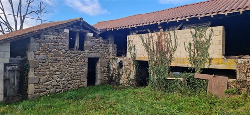 6 room house in Augignac, garden and outbuildings