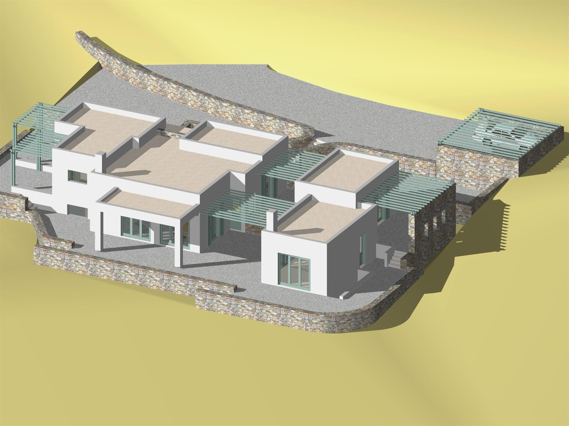À Vendre / For Sale – Terrains avec Vue Mer et Permis de Construire – Syros (Grèce)