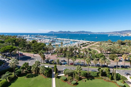 Penthouse med stor terrass och fantastisk havsutsikt - Cannes Croisette