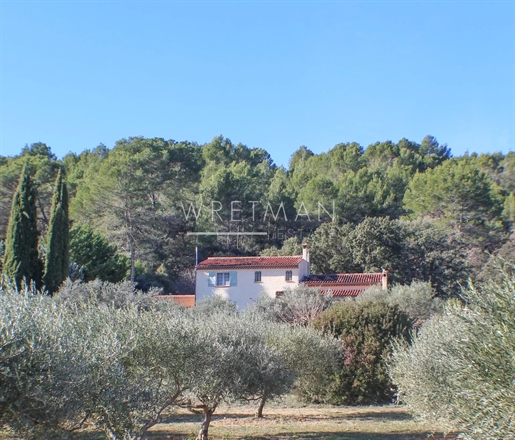 Grote villa omringd door olijfbomen met zwembad - Cotignac