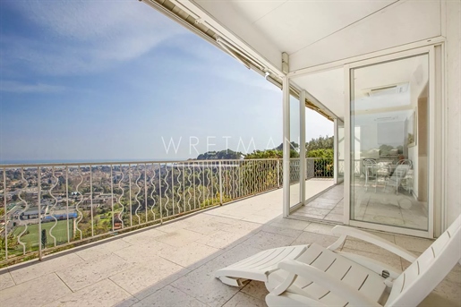 Maison provençale avec piscine et terrasse panoramique vue mer - Cagnes-sur-Mer