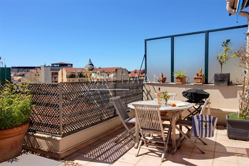 Sunny 1-bedroom with large terrace - Nice Carré d'Or