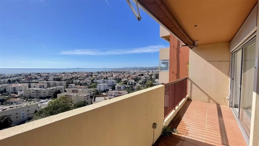 Cozy apartment with panoramic sea view - Cagnes sur Mer