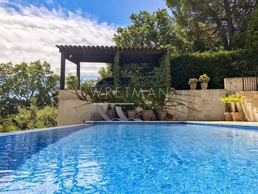 Villa avec vue panoramique et piscine - Montauroux