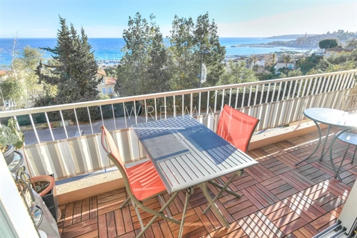 Beautiful 1-2 bedroom apartment with balcony and sea views – Menton Garavan
