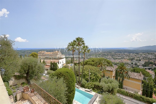 Villa with heated pool and panoramic sea view - Grasse