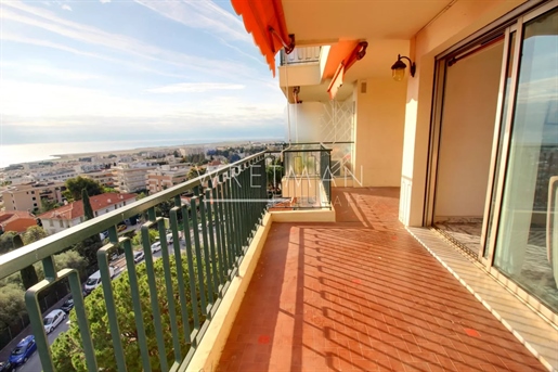 Piękny 3-pokojowy apartament z tarasem z widokiem na morze - Nice Bas Fabron