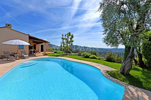 Villa calme absolu avec piscine et vue mer panoramique - Grasse
