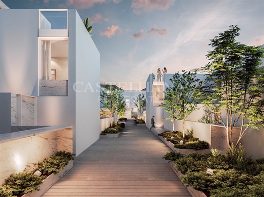 Villa de 5 dormitorios con terraza con piscina privada en Campo de Ourique