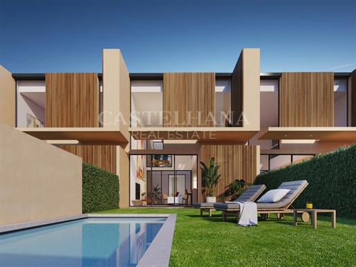 Villa de 2 dormitorios con jardín insertada en nuevo desarrollo en el Algarve