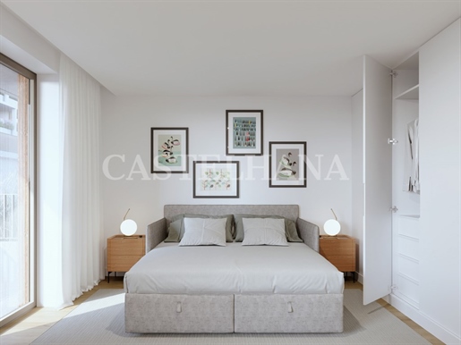 1 bedroom apartment with balcony inserted in new premium development in Antas