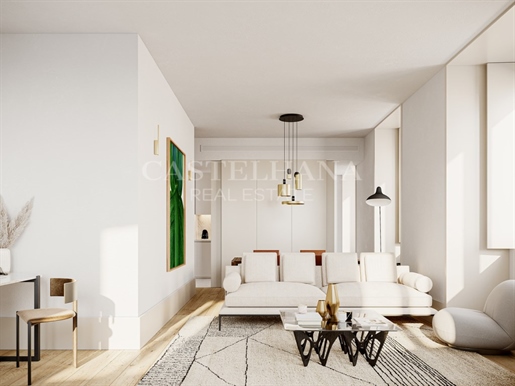 Appartement de 2 chambres dans un nouveau développement à Baixa Pombalina, Lisbonne