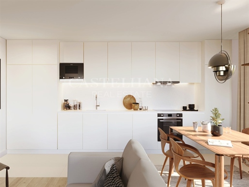 Appartement 2 chambres avec balcon inséré dans un nouveau développement premium à Antas