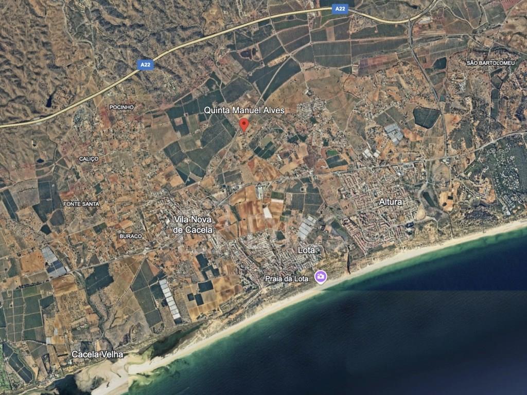 Terreno en el Algarve a 1 km de la playa