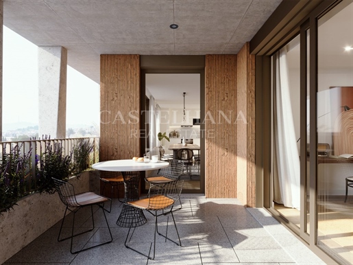 Appartement 3 chambres avec balcon inséré dans un nouveau développement premium à Antas