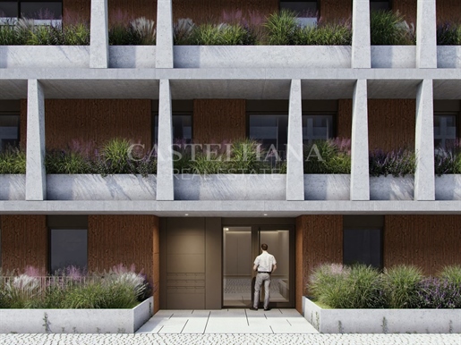 3 bedroom apartment with balcony inserted in new premium development in Antas