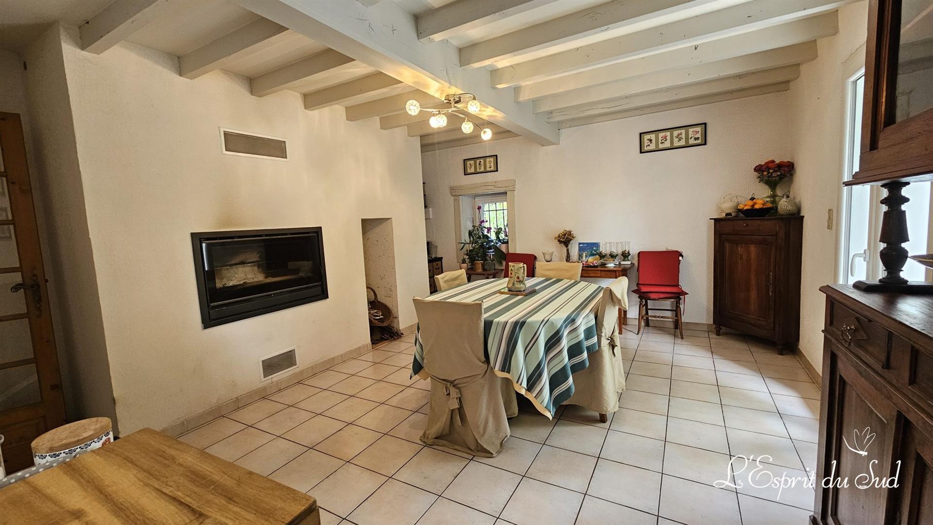 Beautiful family home in a park, gîte and swimming pool
