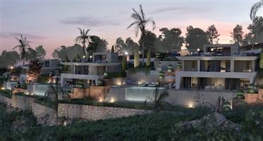 Villa en programme neuf sur Manilva 3chs/3sdbs avec vue mer