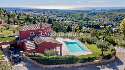 Vence - Dominent position and panoramic sea view