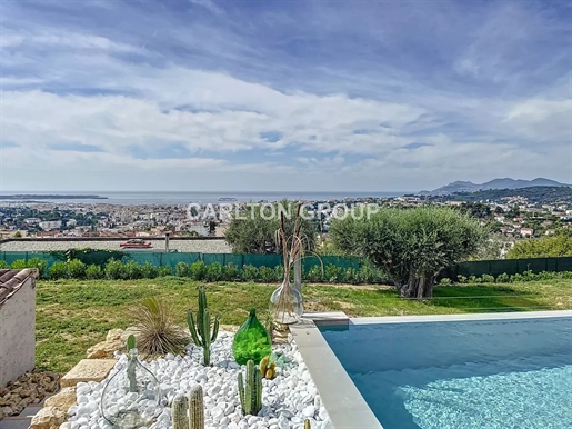 Panoramic view of the bay of Cannes