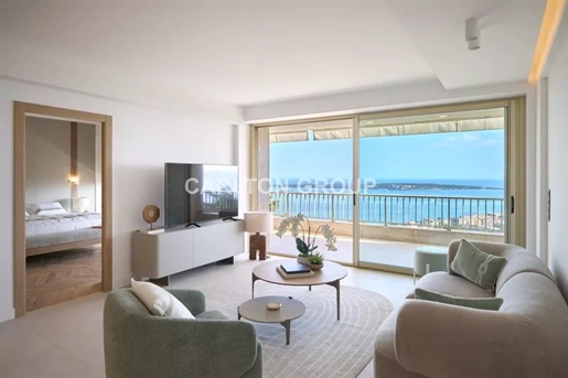 Cannes Californie - Superb renovated apartment - Panoramic sea view