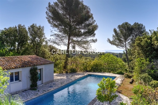 Biot - Near Valbonne - Single Storey Ecological Villa With Contemporary Interior Style - Sea View