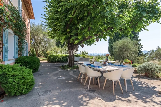 Plascassier - Charming bastide with panoramic countryside and sea views